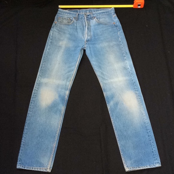 Levi's Denim - Vintage 80-90’s Levi 501 jean Great color Long leg